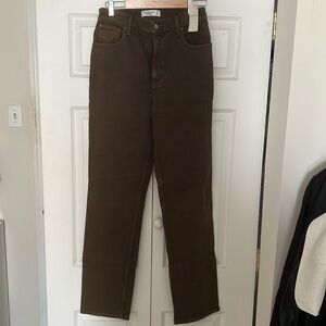 New A&F 90s ultra high rise jeans